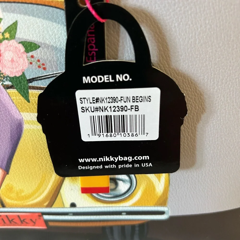 Nicole Lee Women's Adventure Tote Bag - Black and Yellow - Picture 5 of 6